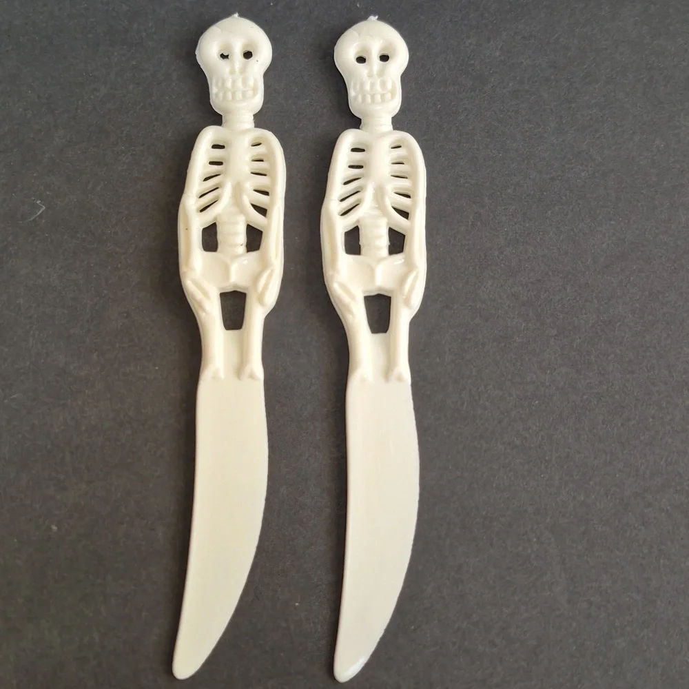 1997 Terror Ware Halloween Utensils fork Spoon Knife Fun Dimensions Vintage 90's